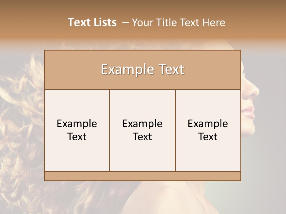 Skincare Pure Make Up PowerPoint Template