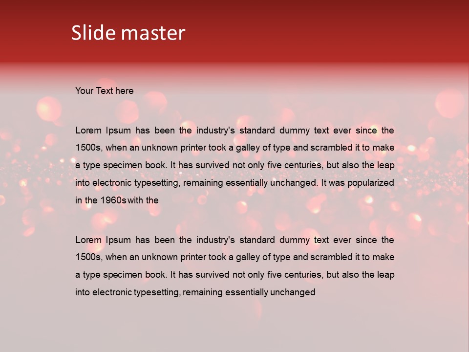 Garish Shiny Sparkle PowerPoint Template