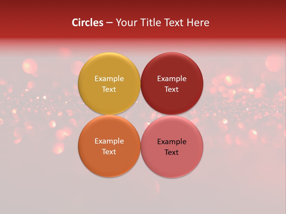 Garish Shiny Sparkle PowerPoint Template