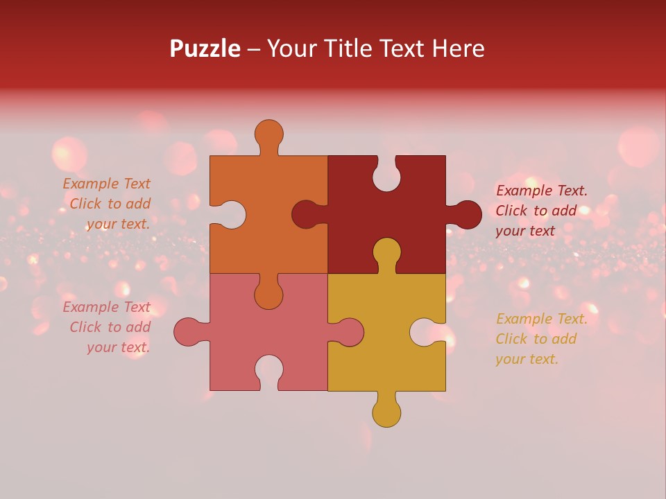 Garish Shiny Sparkle PowerPoint Template