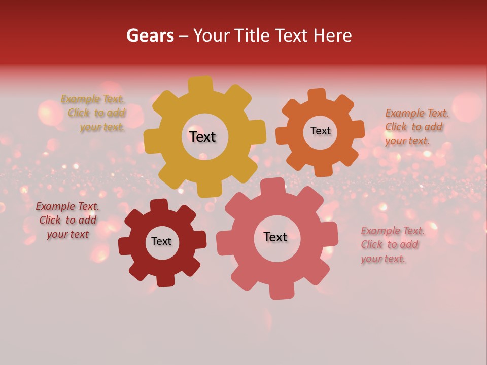 Garish Shiny Sparkle PowerPoint Template