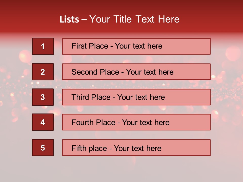 Garish Shiny Sparkle PowerPoint Template