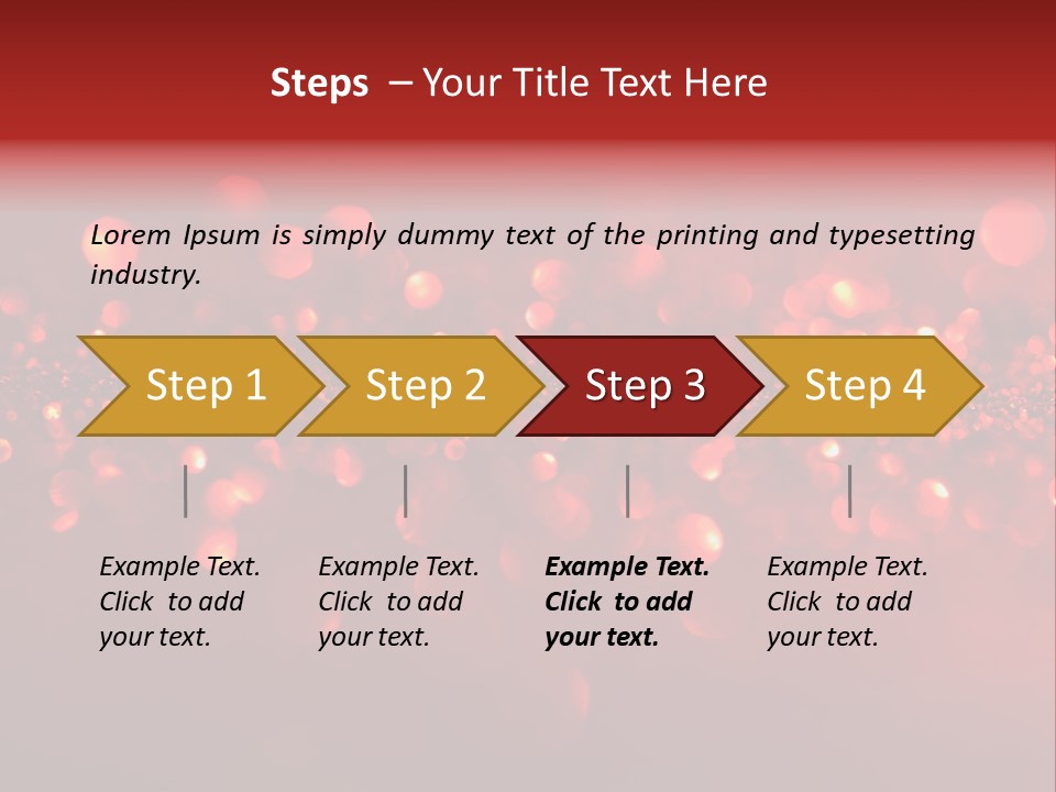 Garish Shiny Sparkle PowerPoint Template