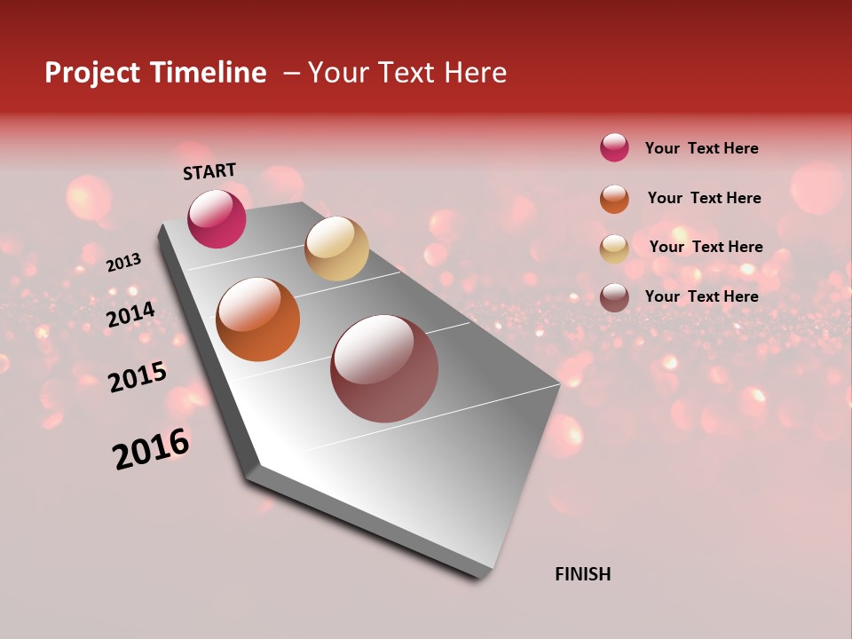 Garish Shiny Sparkle PowerPoint Template