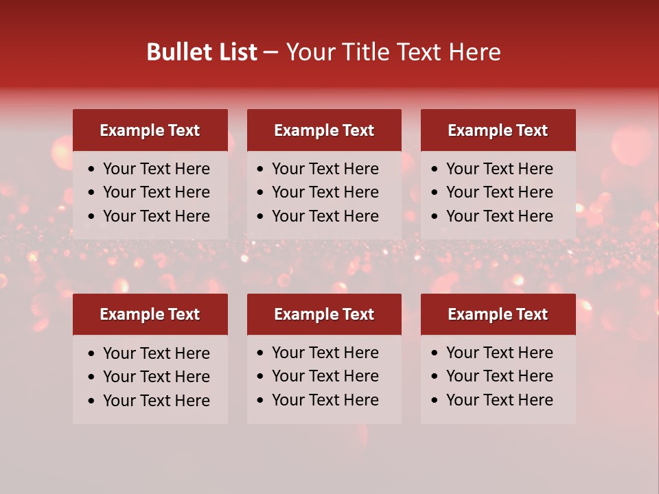 Garish Shiny Sparkle PowerPoint Template