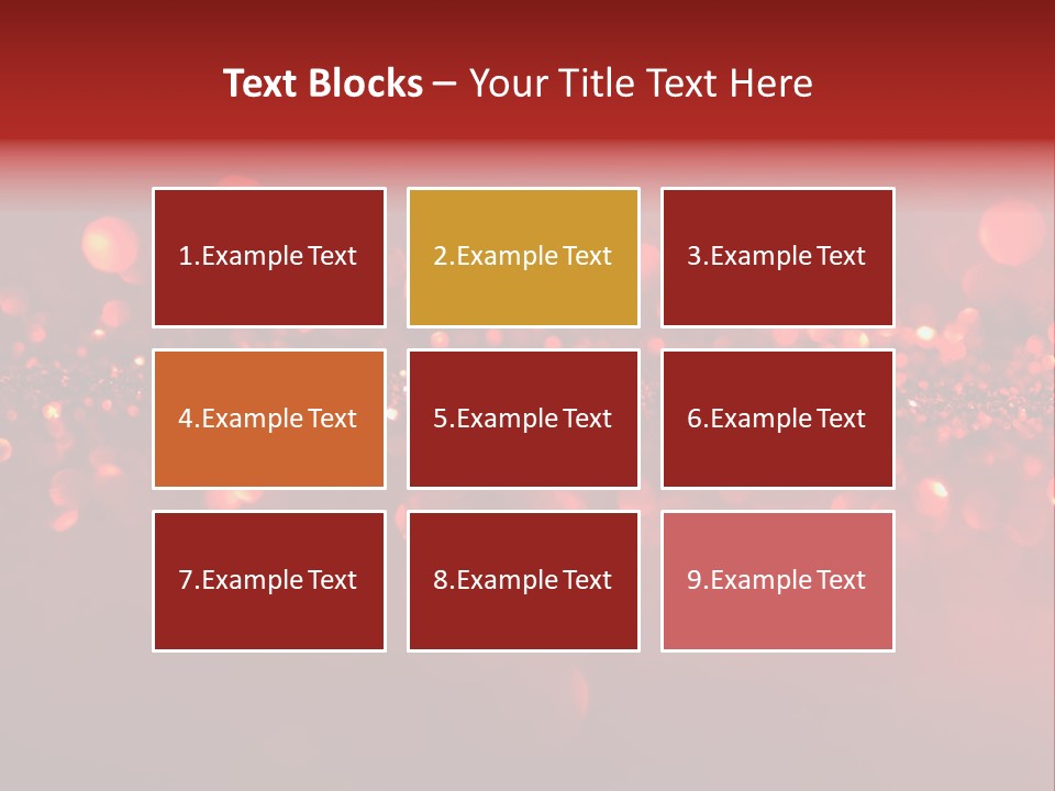 Garish Shiny Sparkle PowerPoint Template