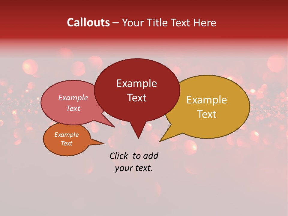 Garish Shiny Sparkle PowerPoint Template