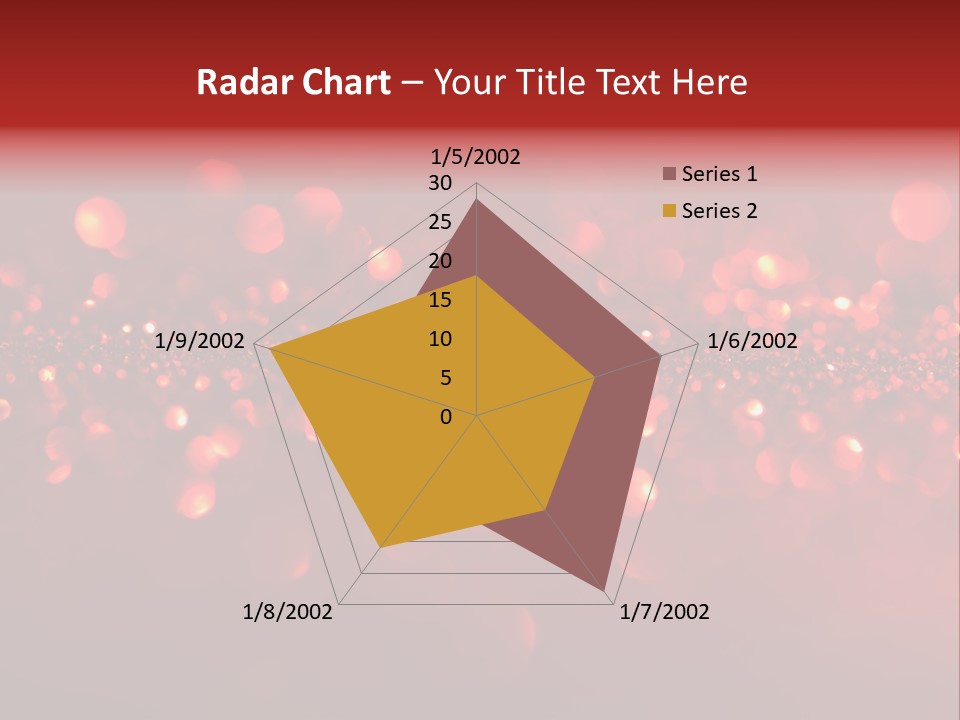 Garish Shiny Sparkle PowerPoint Template