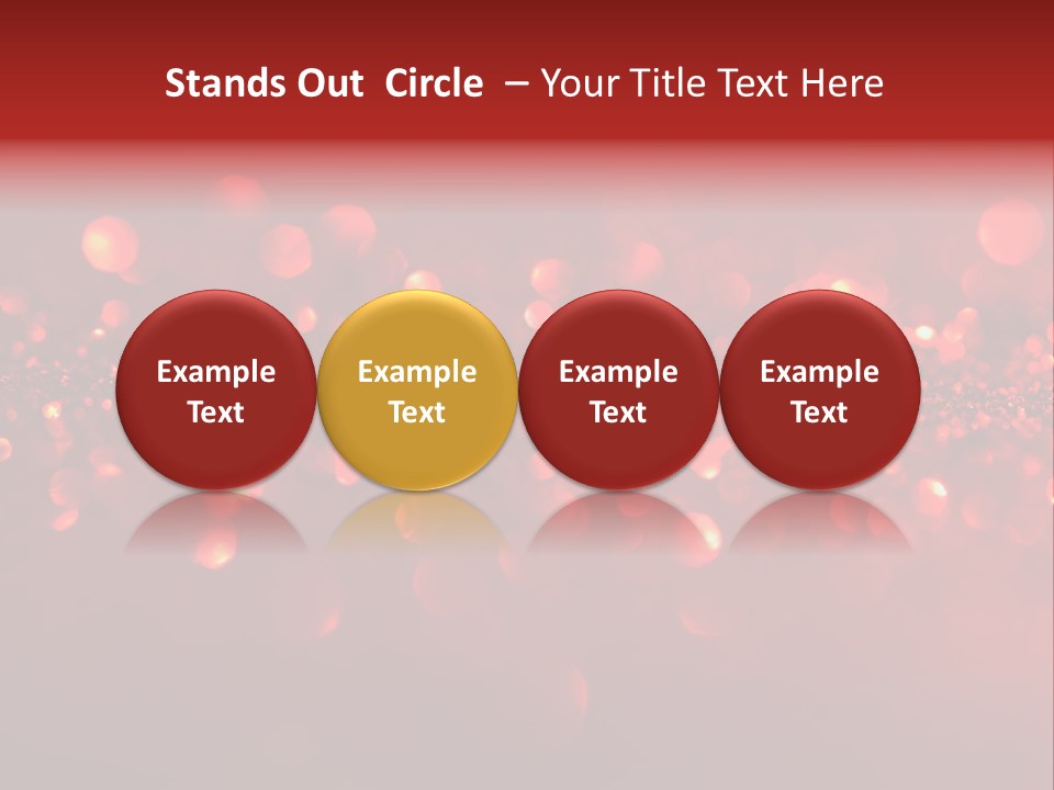 Garish Shiny Sparkle PowerPoint Template