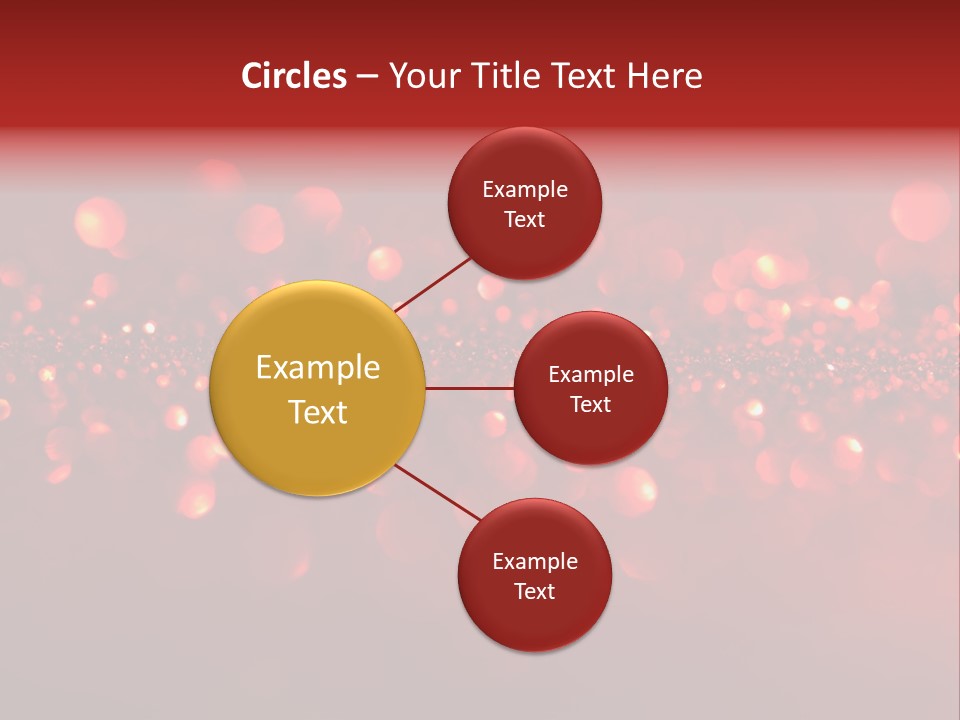 Garish Shiny Sparkle PowerPoint Template