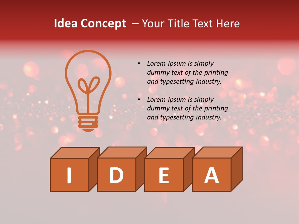 Garish Shiny Sparkle PowerPoint Template