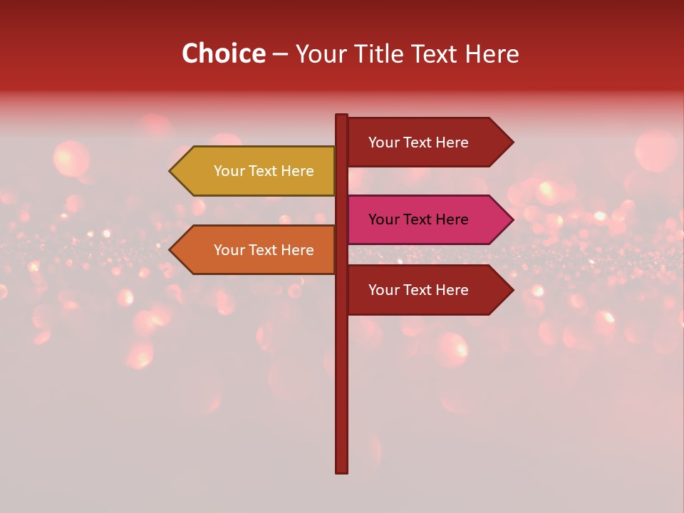 Garish Shiny Sparkle PowerPoint Template