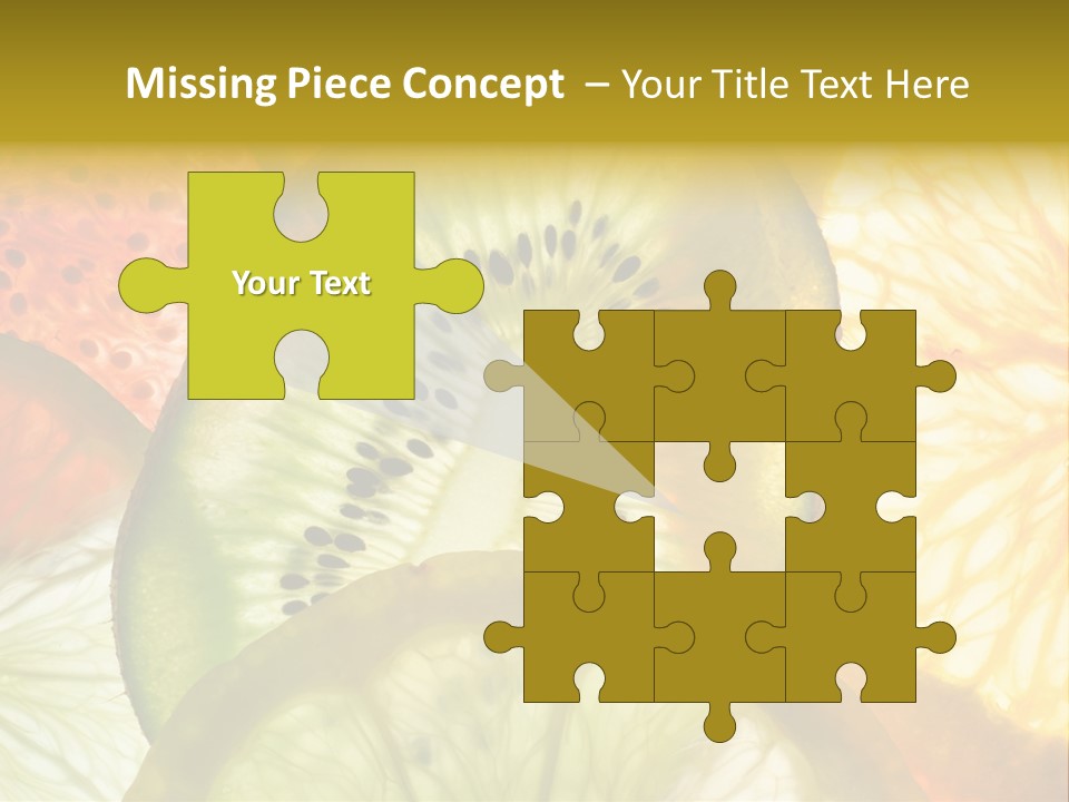 Vegetarian Freshness Orange PowerPoint Template