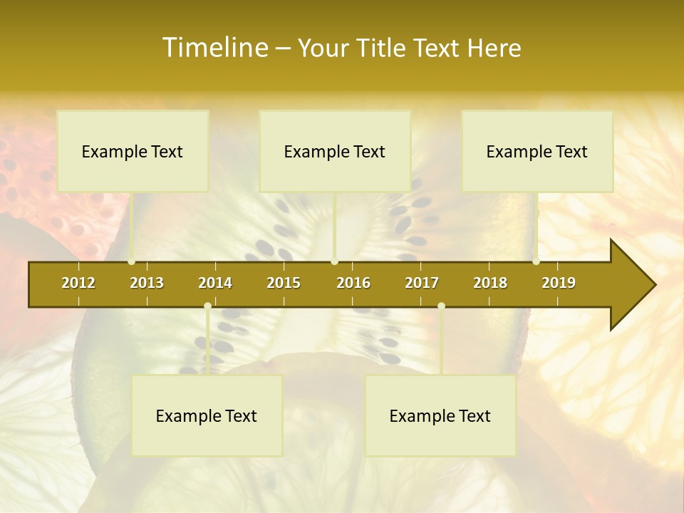 Vegetarian Freshness Orange PowerPoint Template