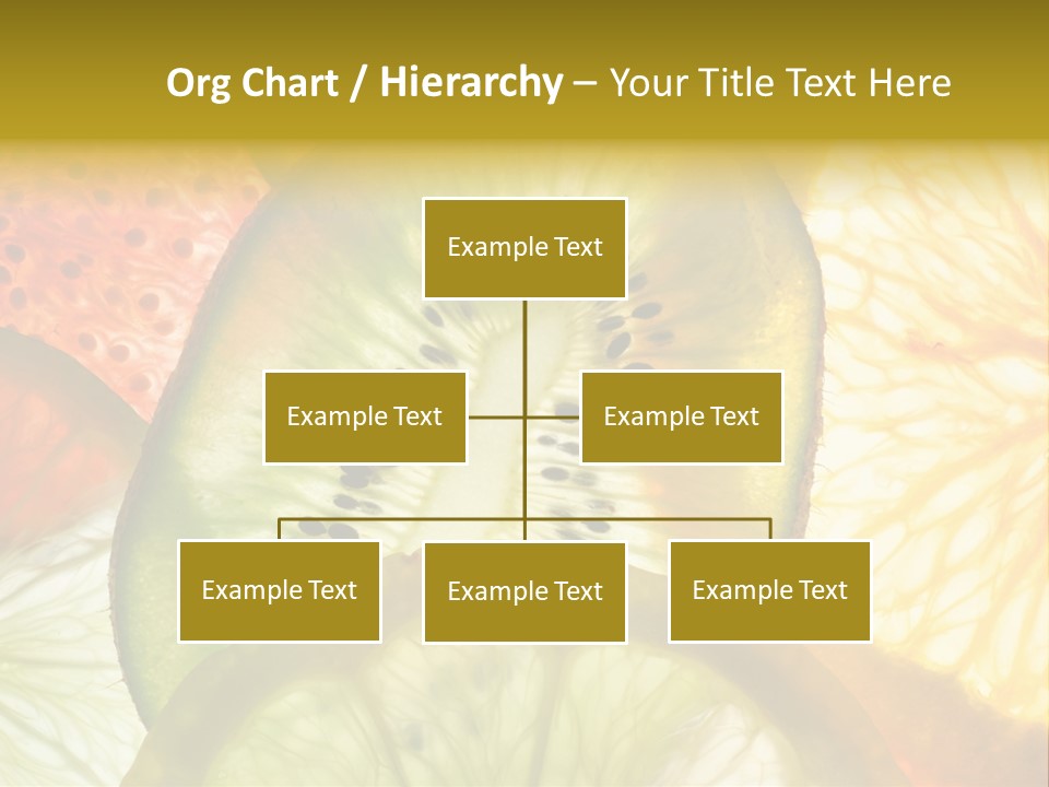 Vegetarian Freshness Orange PowerPoint Template