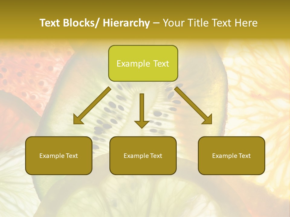 Vegetarian Freshness Orange PowerPoint Template