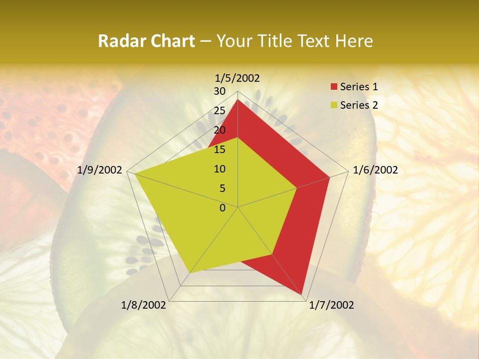 Vegetarian Freshness Orange PowerPoint Template