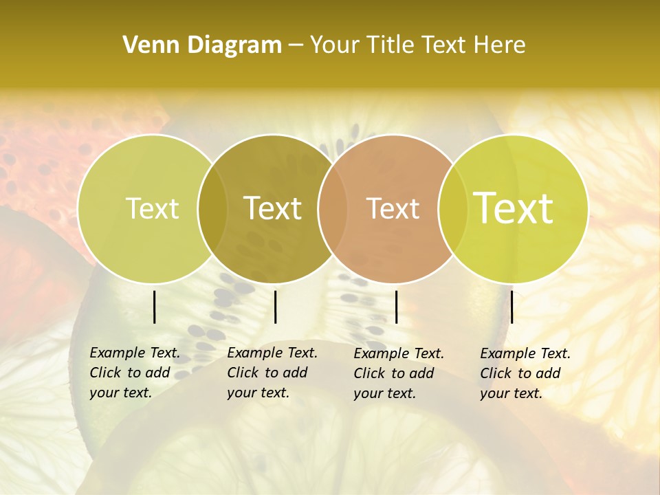Vegetarian Freshness Orange PowerPoint Template