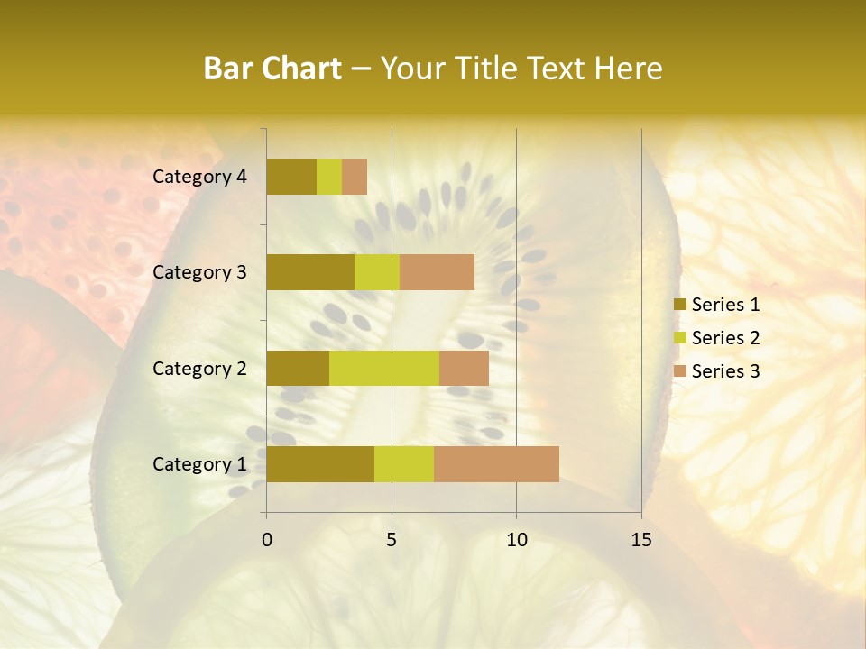 Vegetarian Freshness Orange PowerPoint Template