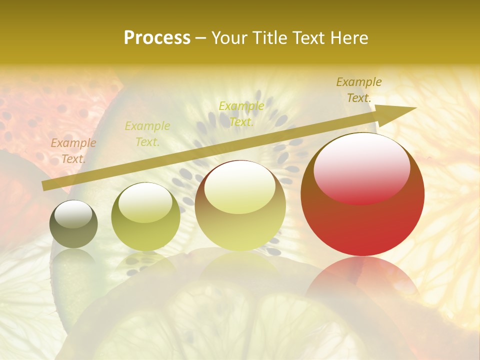 Vegetarian Freshness Orange PowerPoint Template