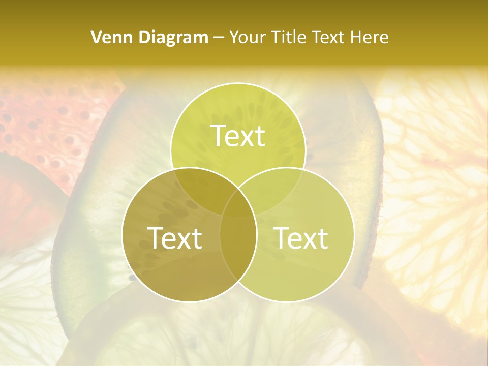 Vegetarian Freshness Orange PowerPoint Template