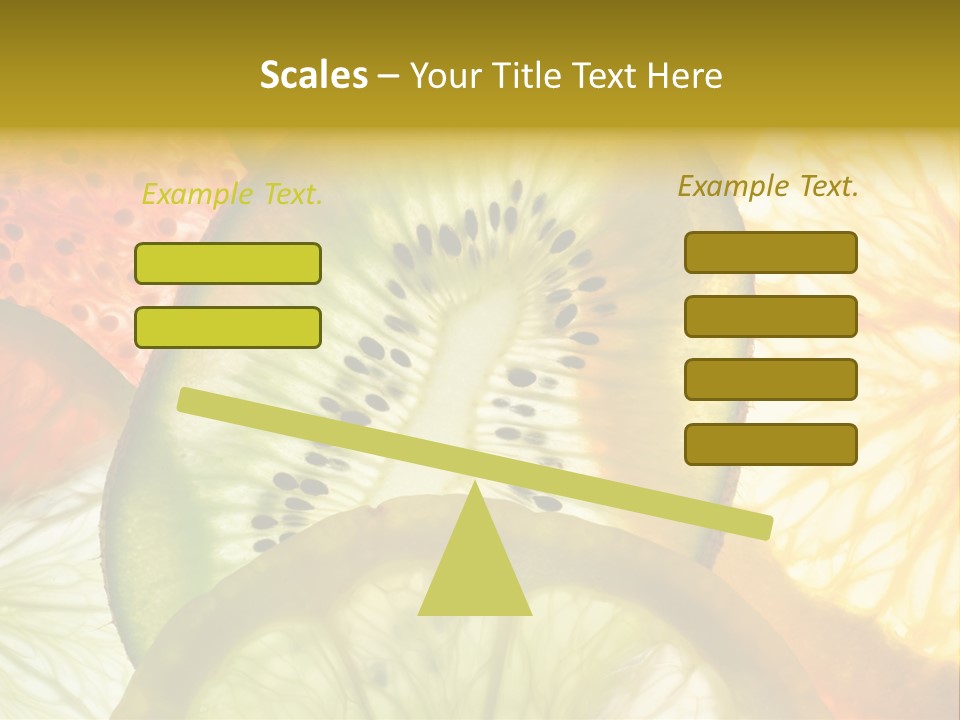 Vegetarian Freshness Orange PowerPoint Template