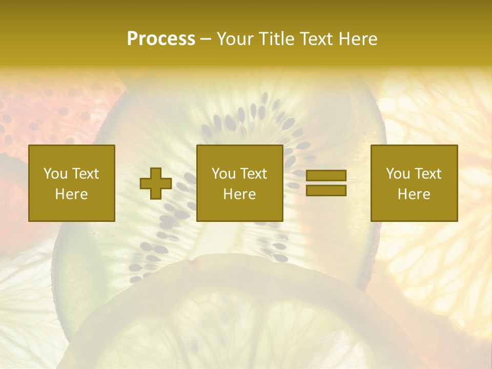 Vegetarian Freshness Orange PowerPoint Template
