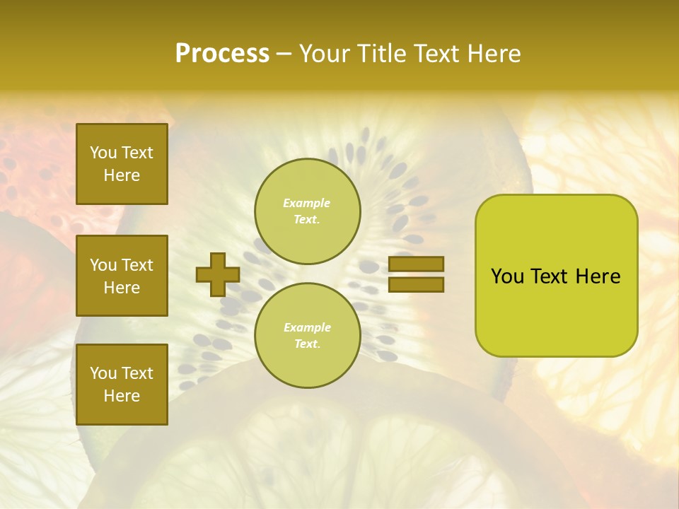 Vegetarian Freshness Orange PowerPoint Template
