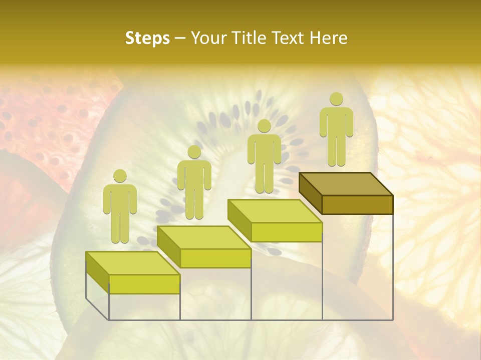 Vegetarian Freshness Orange PowerPoint Template