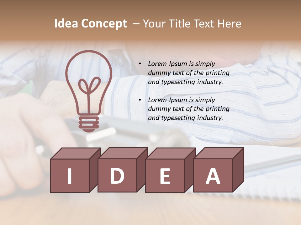 Die Take Emotion PowerPoint Template