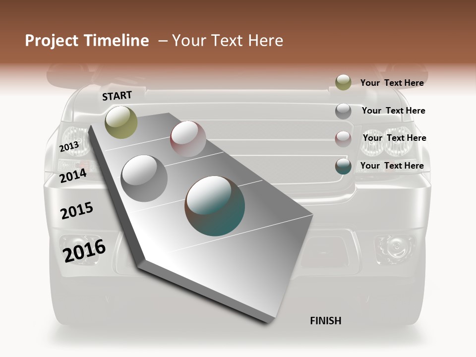 Road Long Grand PowerPoint Template