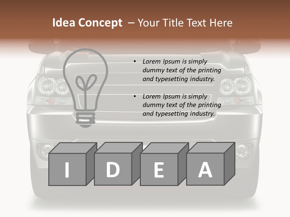 Road Long Grand PowerPoint Template