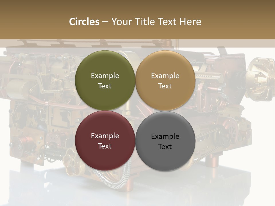 Futuristic Mechanical Typewriter PowerPoint Template