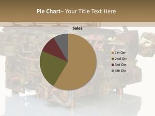 Futuristic Mechanical Typewriter PowerPoint Template