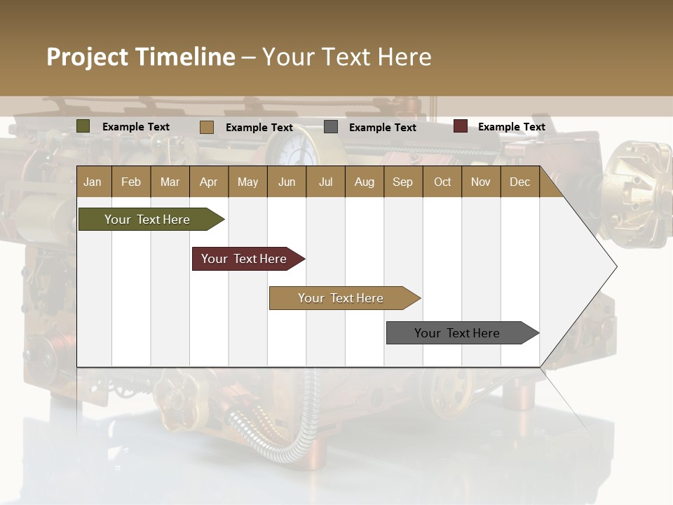 Futuristic Mechanical Typewriter PowerPoint Template