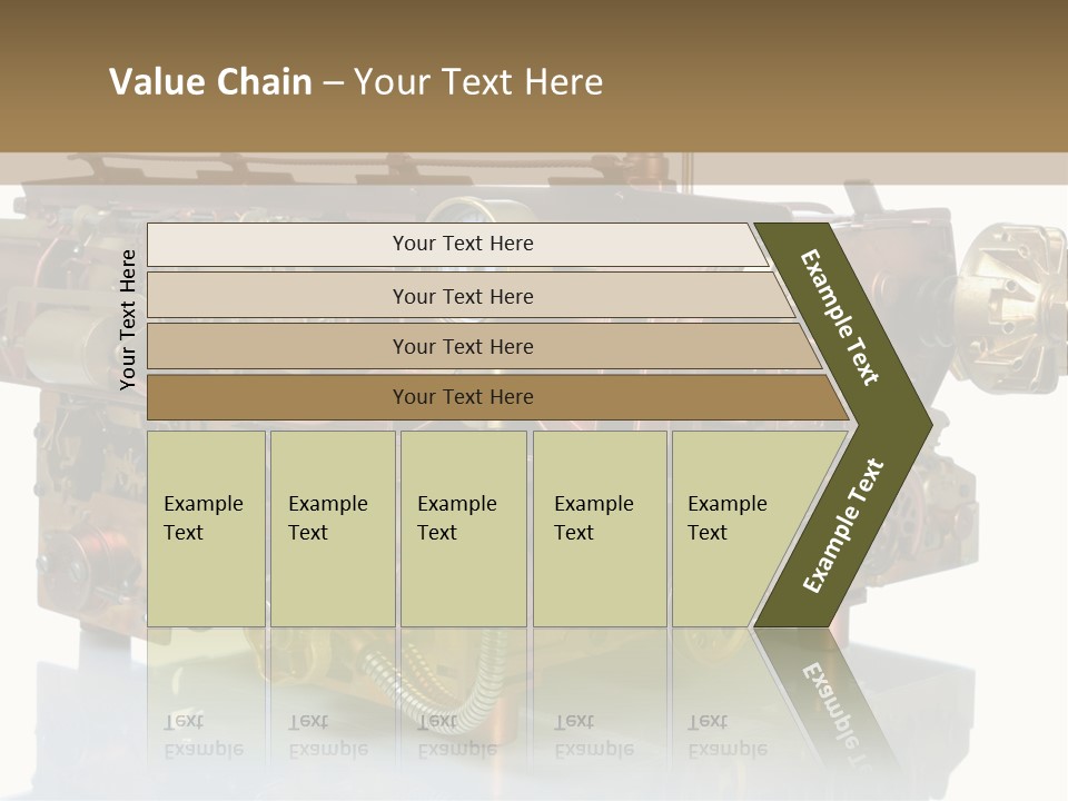 Futuristic Mechanical Typewriter PowerPoint Template
