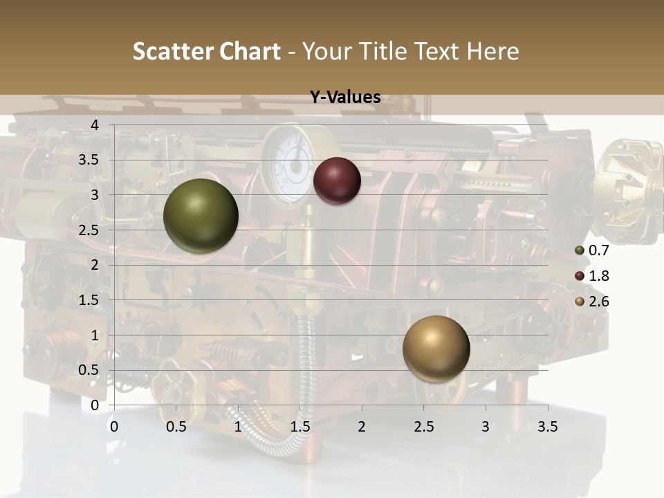 Futuristic Mechanical Typewriter PowerPoint Template