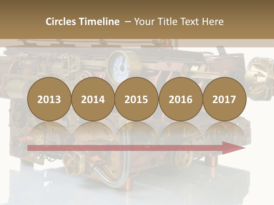 Futuristic Mechanical Typewriter PowerPoint Template