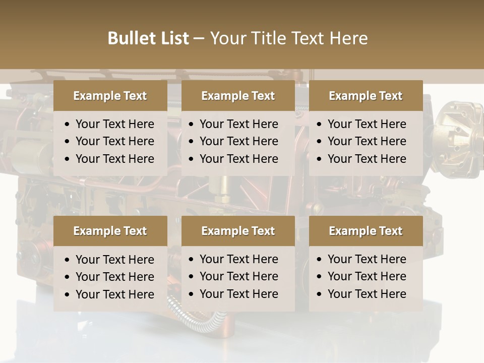 Futuristic Mechanical Typewriter PowerPoint Template