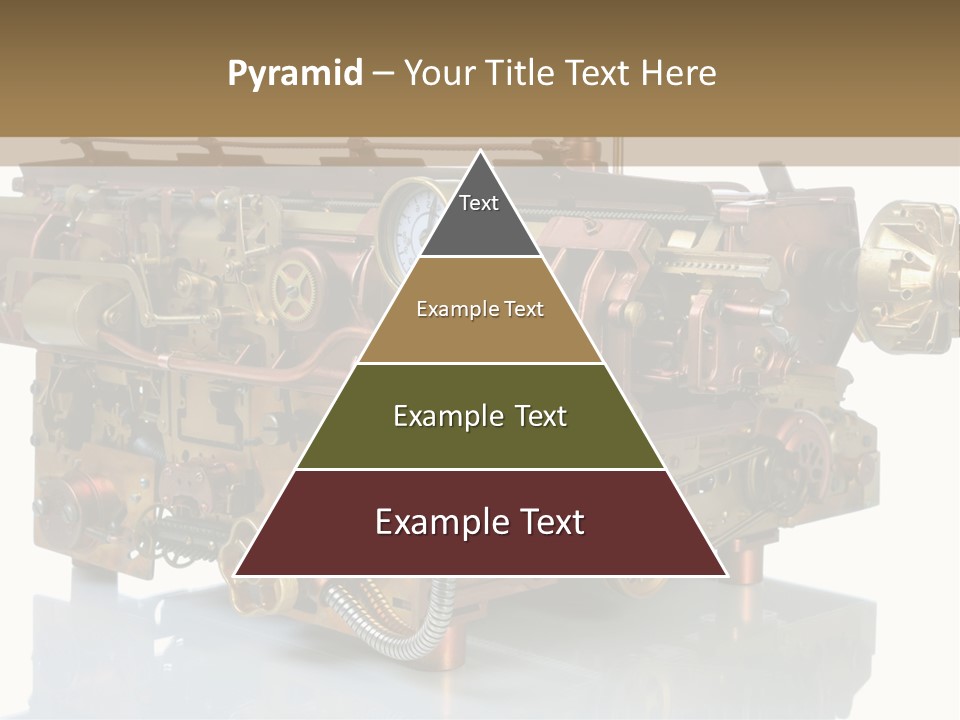 Futuristic Mechanical Typewriter PowerPoint Template