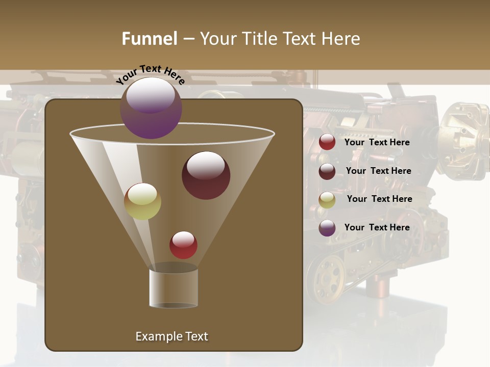 Futuristic Mechanical Typewriter PowerPoint Template