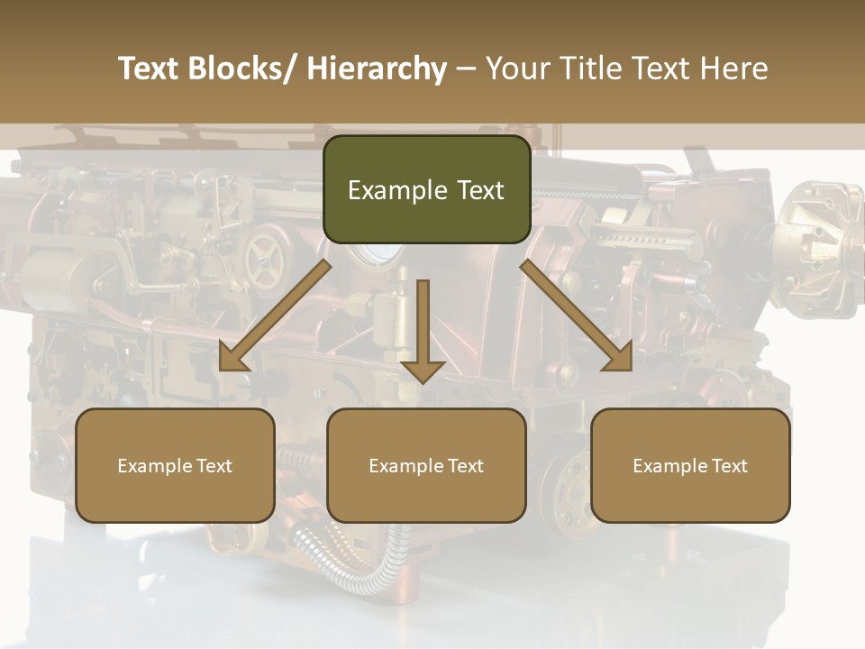 Futuristic Mechanical Typewriter PowerPoint Template