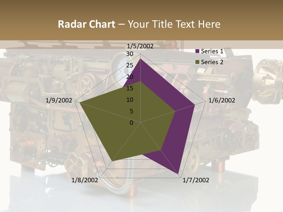 Futuristic Mechanical Typewriter PowerPoint Template