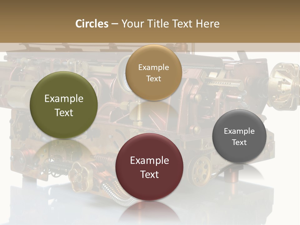 Futuristic Mechanical Typewriter PowerPoint Template