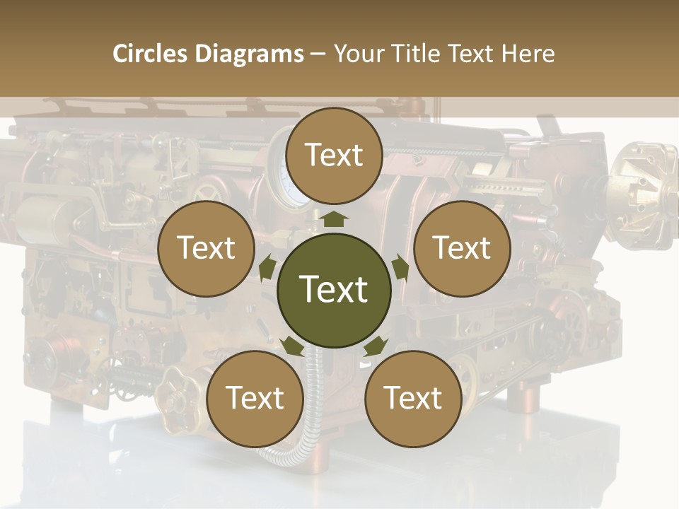 Futuristic Mechanical Typewriter PowerPoint Template