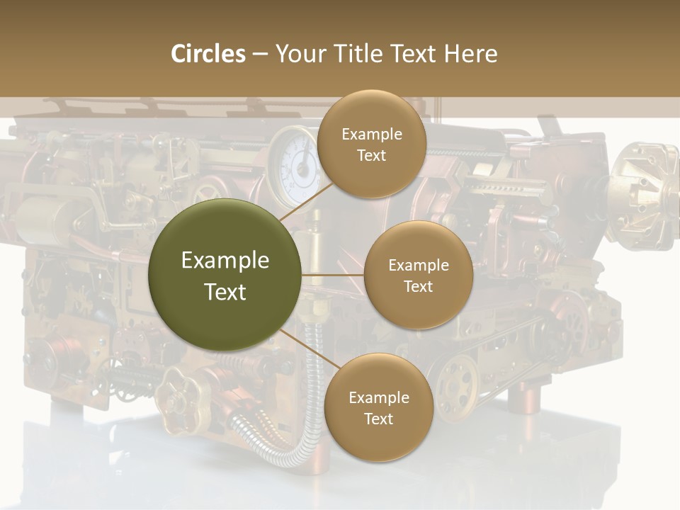 Futuristic Mechanical Typewriter PowerPoint Template