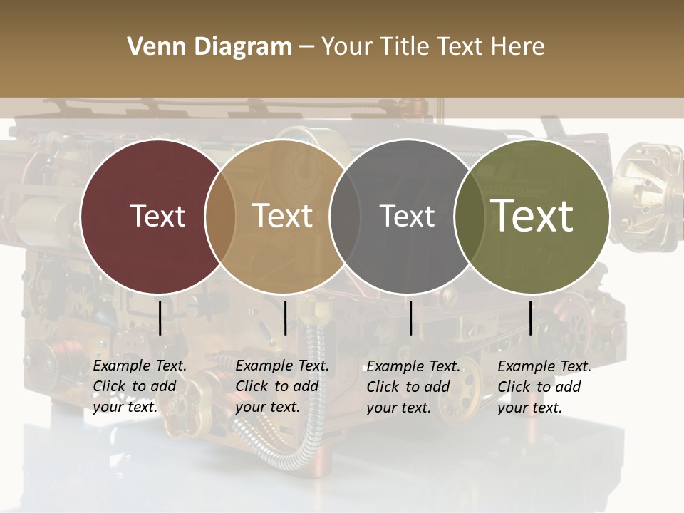 Futuristic Mechanical Typewriter PowerPoint Template