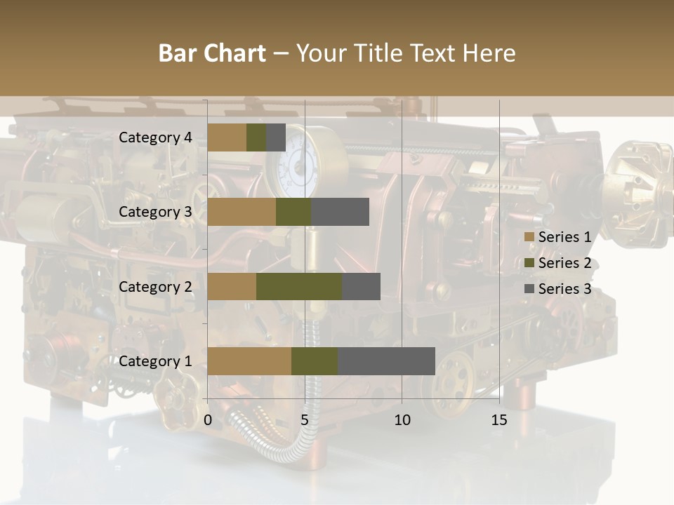 Futuristic Mechanical Typewriter PowerPoint Template