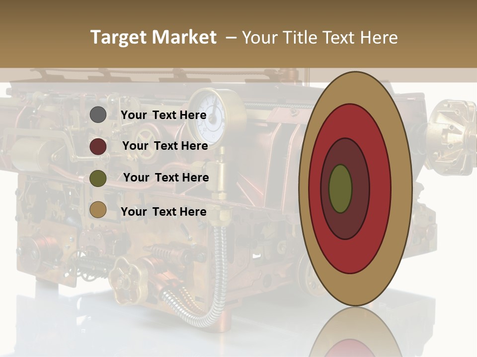 Futuristic Mechanical Typewriter PowerPoint Template