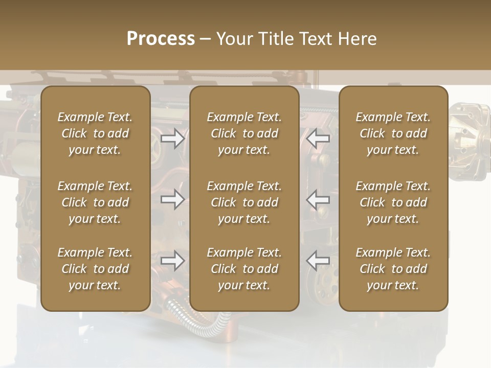 Futuristic Mechanical Typewriter PowerPoint Template